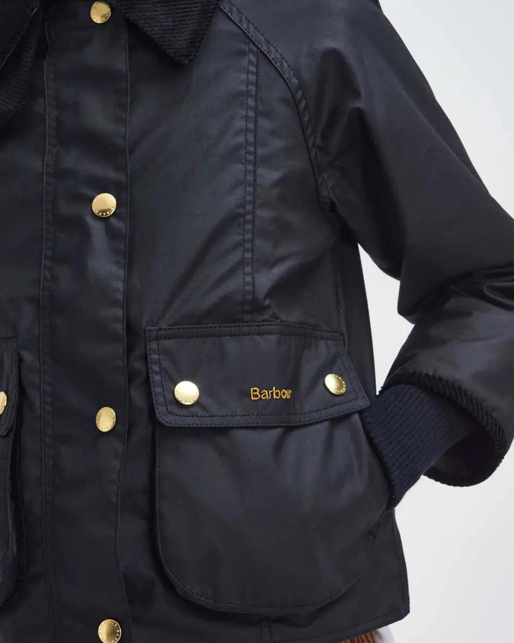 Barbour Cropped Beadnell Waxed Jacket