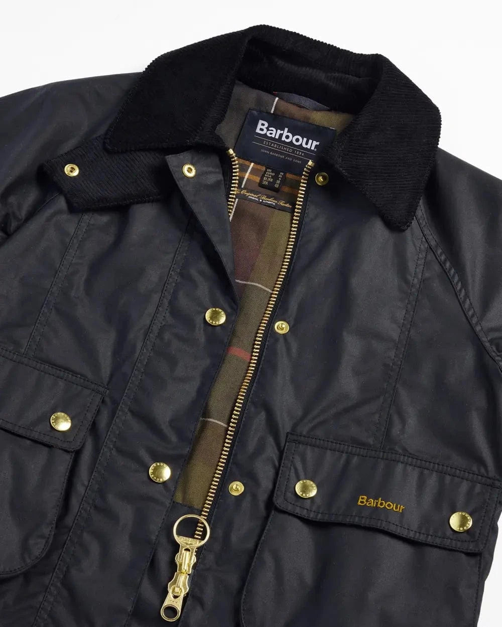 Barbour Cropped Beadnell Waxed Jacket – M. Dumas and Sons Barbour Cropped Beadnell Waxed Jacket – M. Dumas and Sons