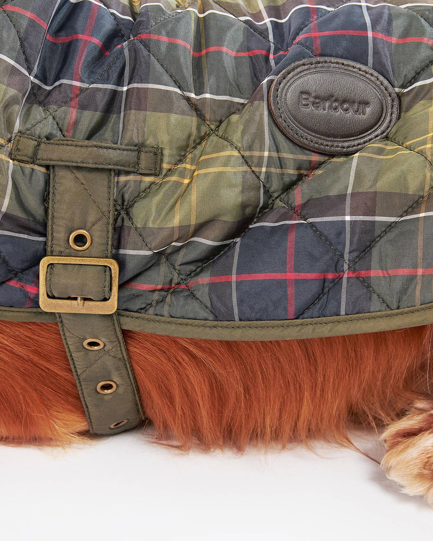 Barbour Dogs M Packable Tartan Dog Coat