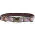 Barbour Dogs Reflective Dog Collar in Pink Tartan