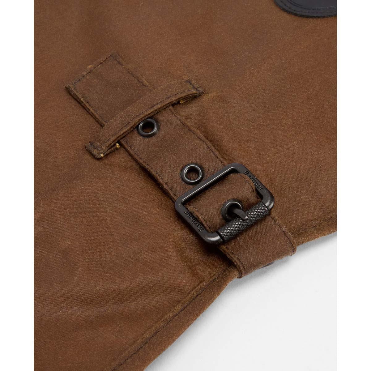 Barbour Dogs Waxed Dog Coat in Tan