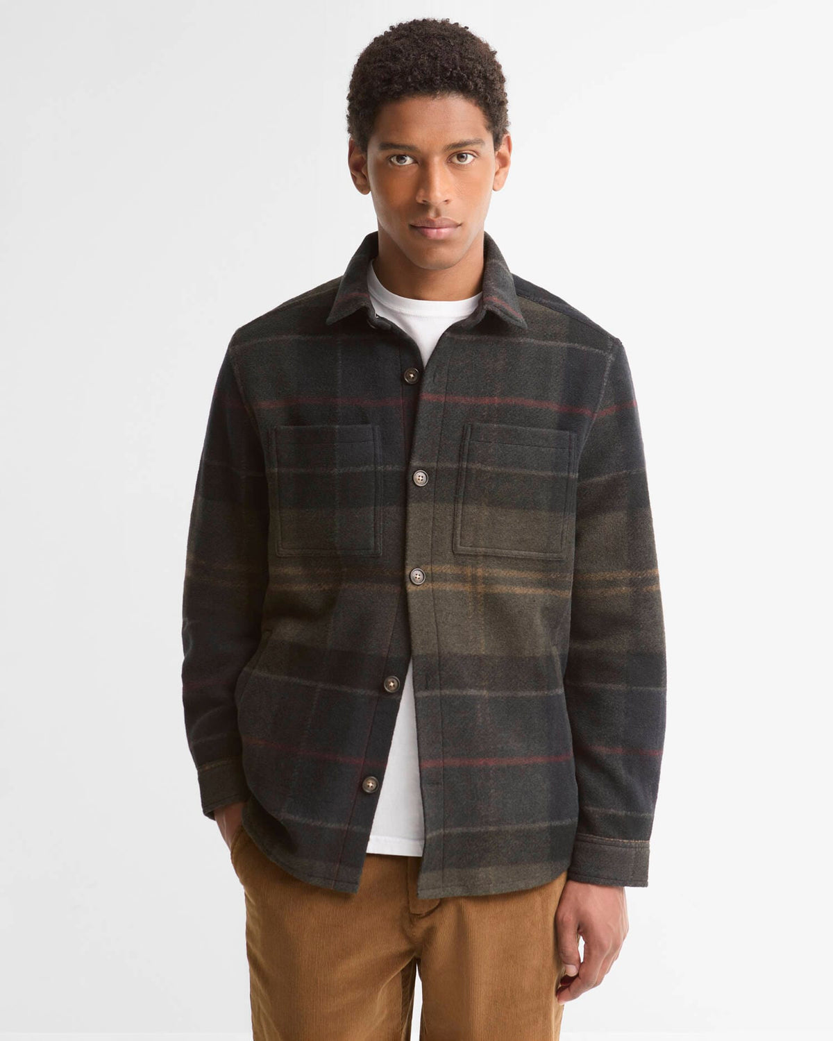 Barbour Flannels & Overshirts Woodlane Brushed Check Overshirt