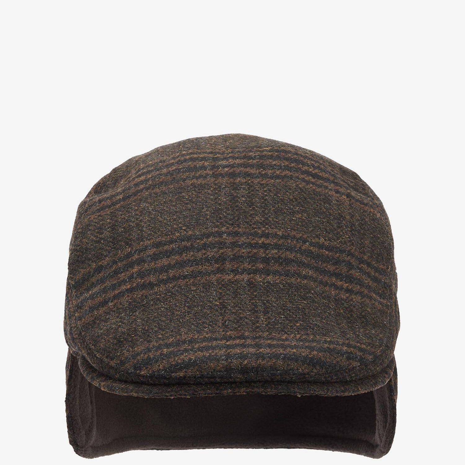 Barbour Hats Cheviot Flat Cap in Brown Check