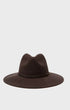 Barbour Hats Tack Fedora Hat in Chocolate/Prailine