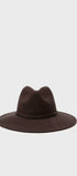 Barbour Hats Tack Fedora Hat in Chocolate/Prailine