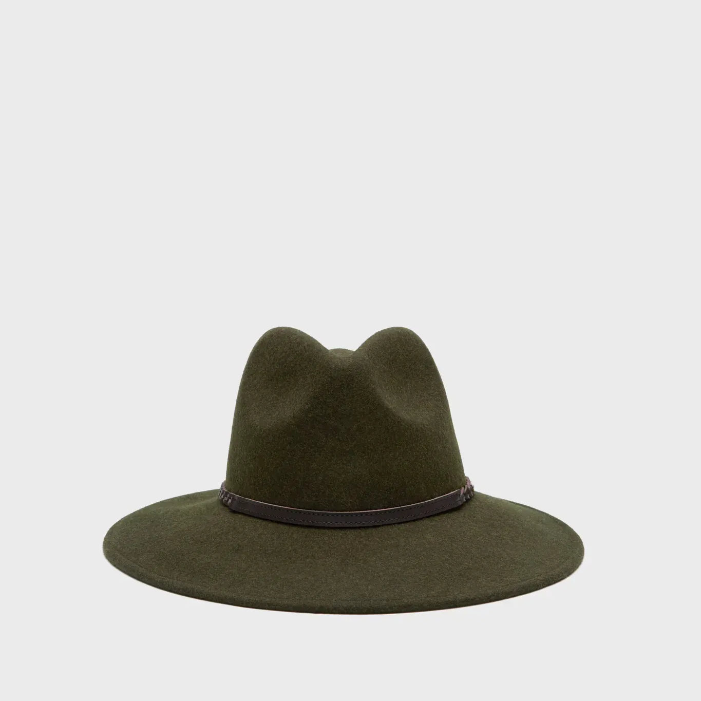 Barbour Hats Tack Fedora Hat in Olive Melange