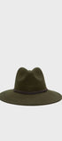 Barbour Hats Tack Fedora Hat in Olive Melange