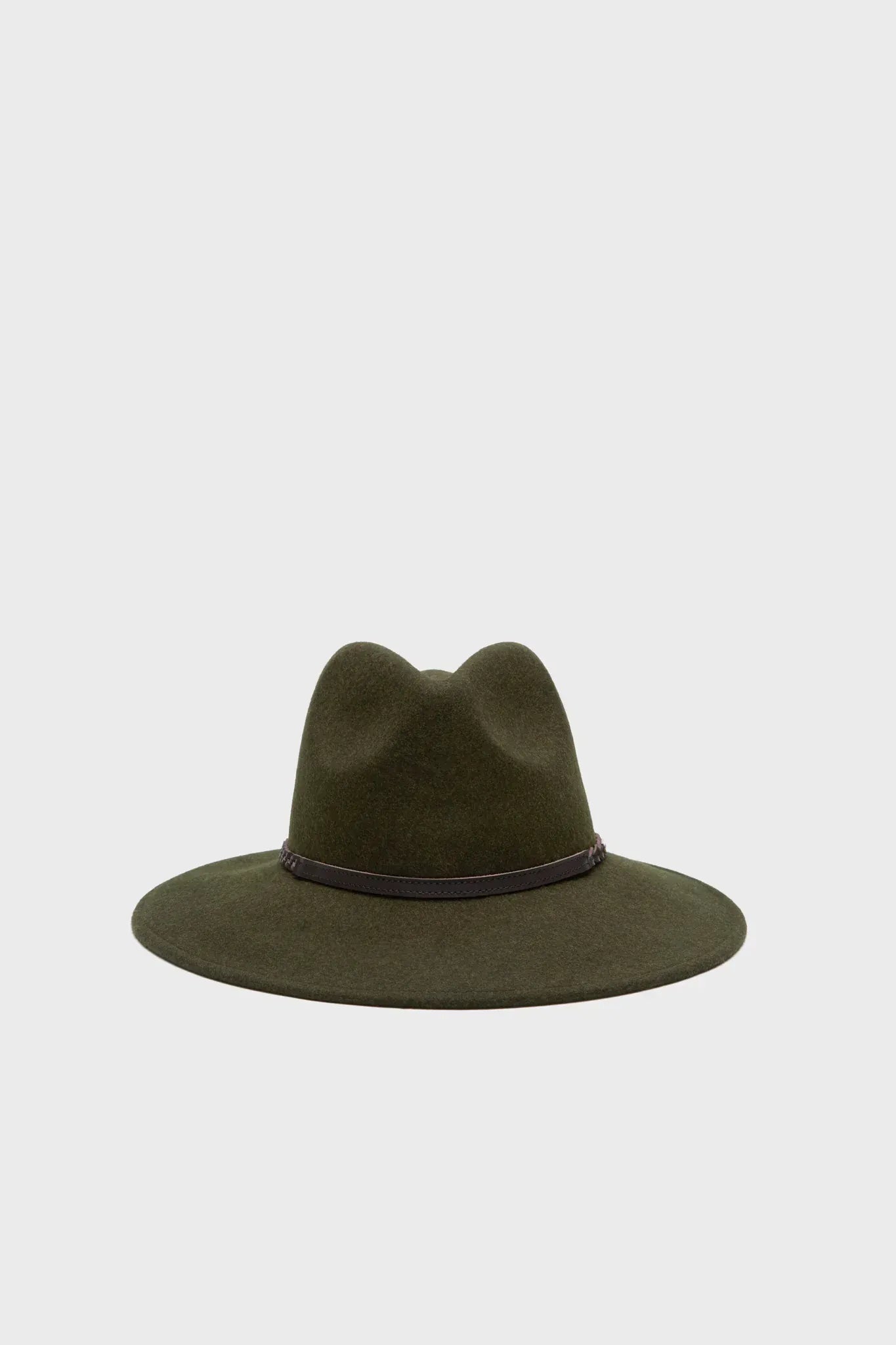Barbour Hats Tack Fedora Hat in Olive Melange