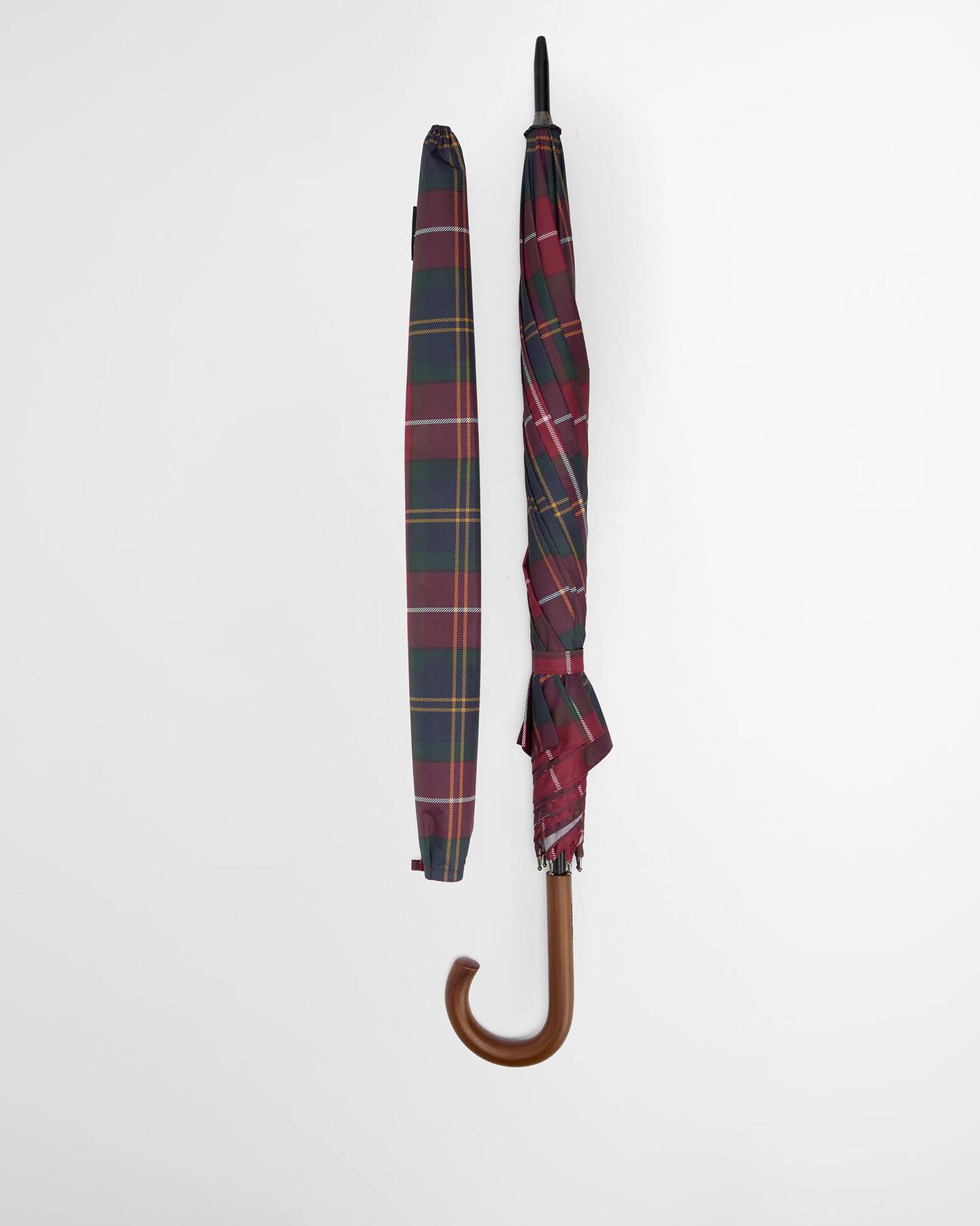 Barbour Home Tartan Walker Umbrella in Winterberry Tartan