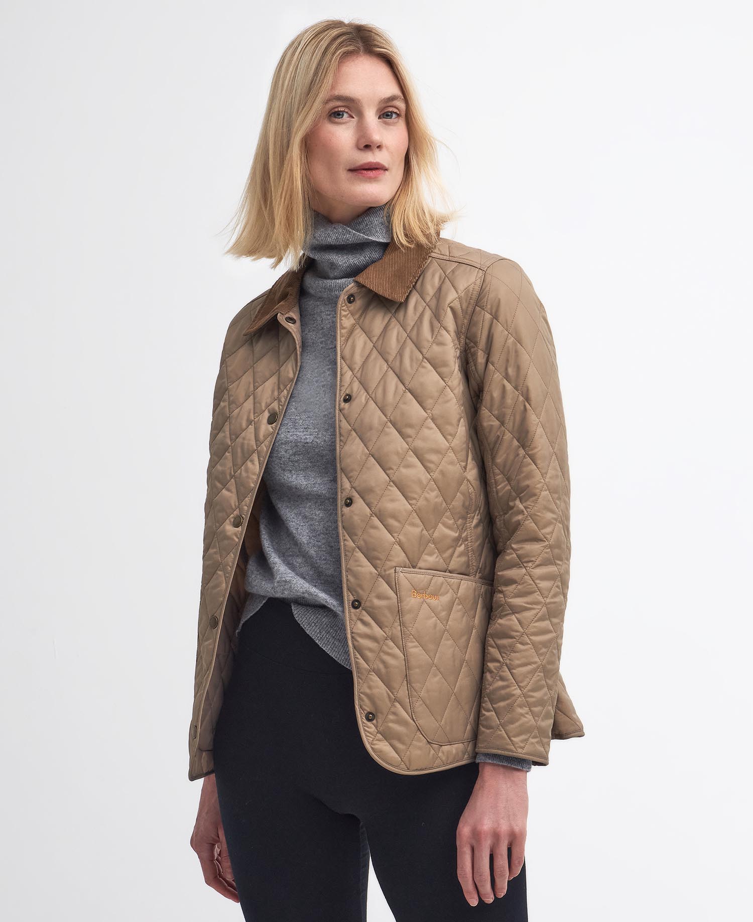 Barbour Jackets Annandale Quilted Jacket in Sand Dune