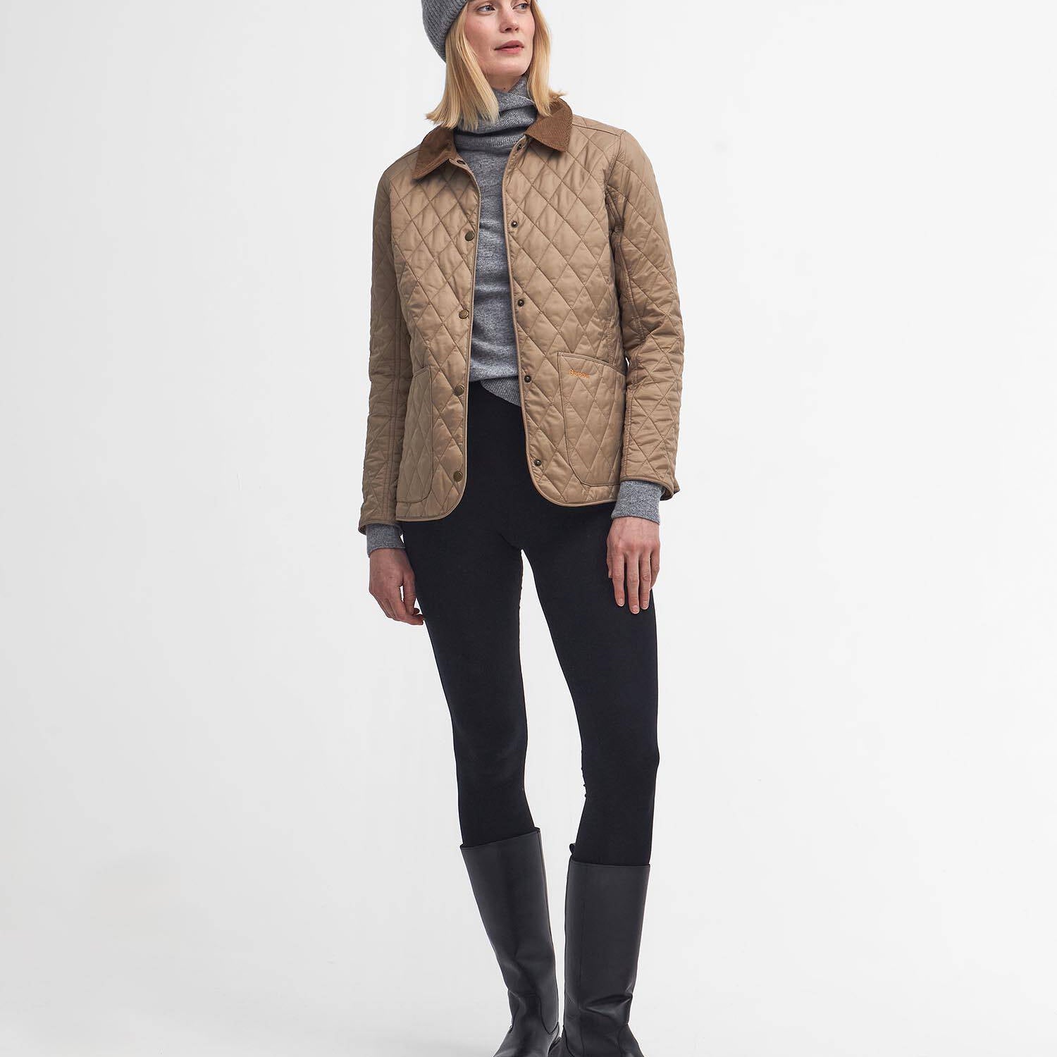 Barbour Jackets Annandale Quilted Jacket in Sand Dune