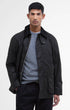 Barbour Jackets Ashby Waxed Jacket in Black
