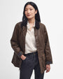Barbour Jackets Beadnell Waxed Jacket in Bark