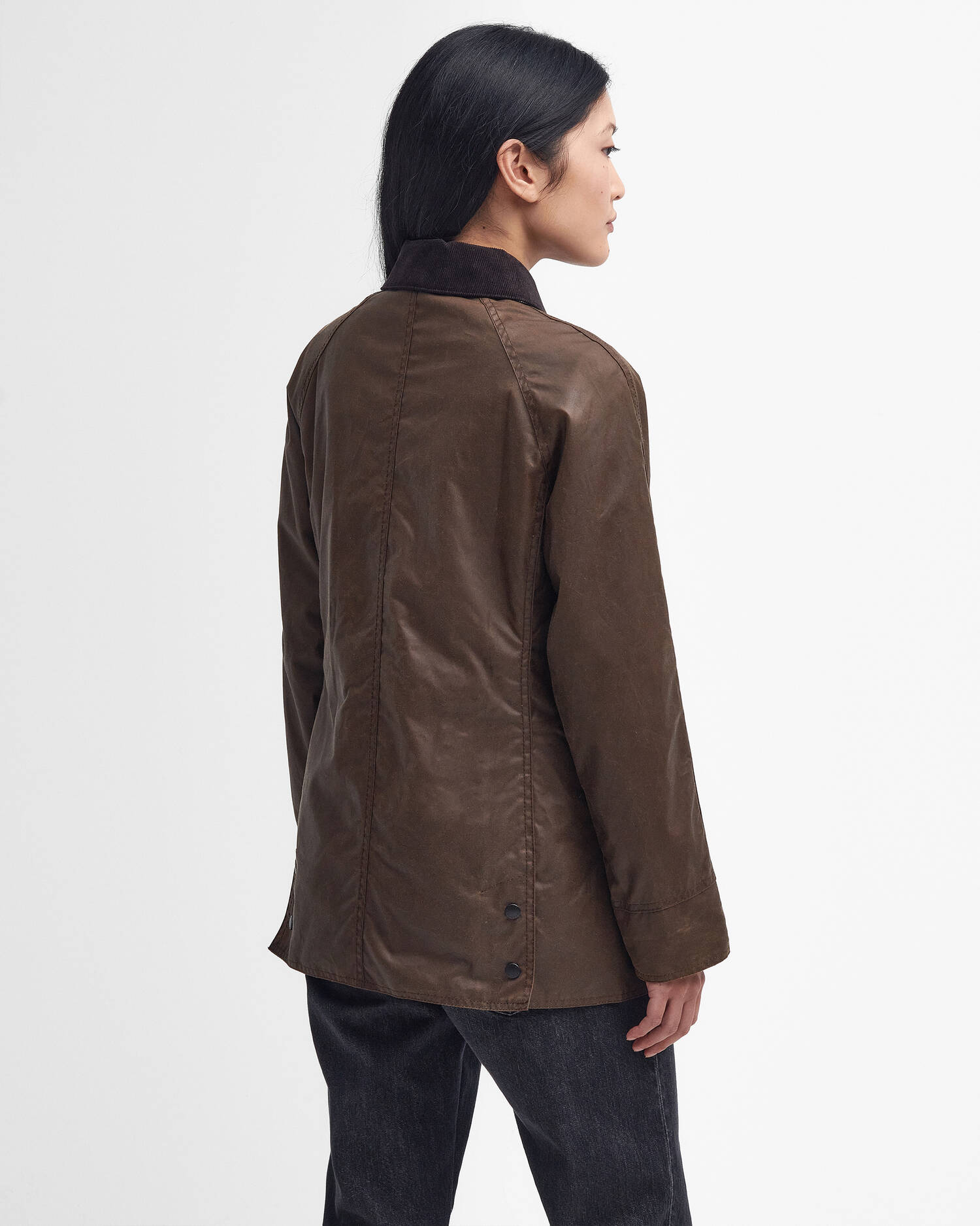 Barbour Jackets Beadnell Waxed Jacket in Bark