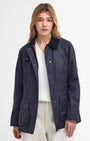 Barbour Jackets Beadnell Waxed Jacket in Navy