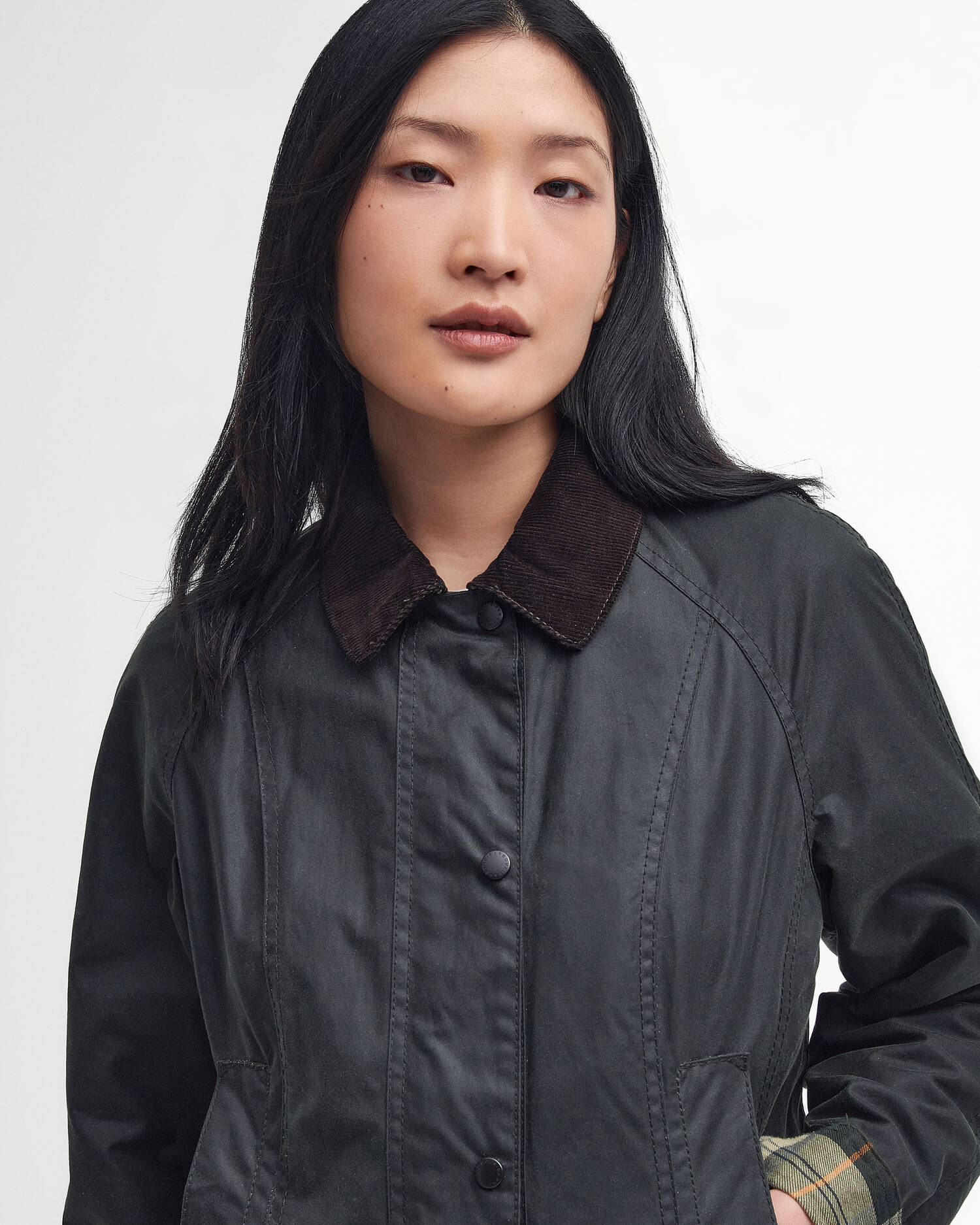 Barbour Jackets Beadnell Waxed Jacket in Sage