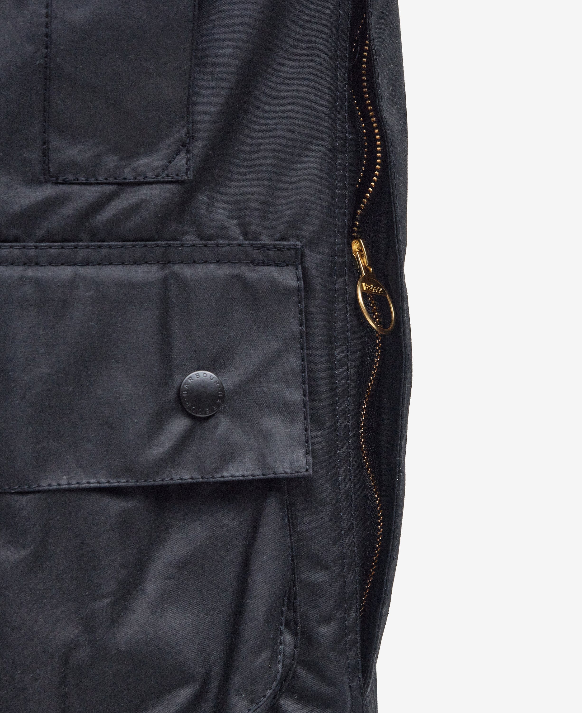 Barbour Beaufort Waxed Jacket in Black – M. Dumas and Sons