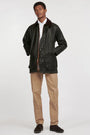 Barbour Jackets Beaufort Waxed Jacket in Sage