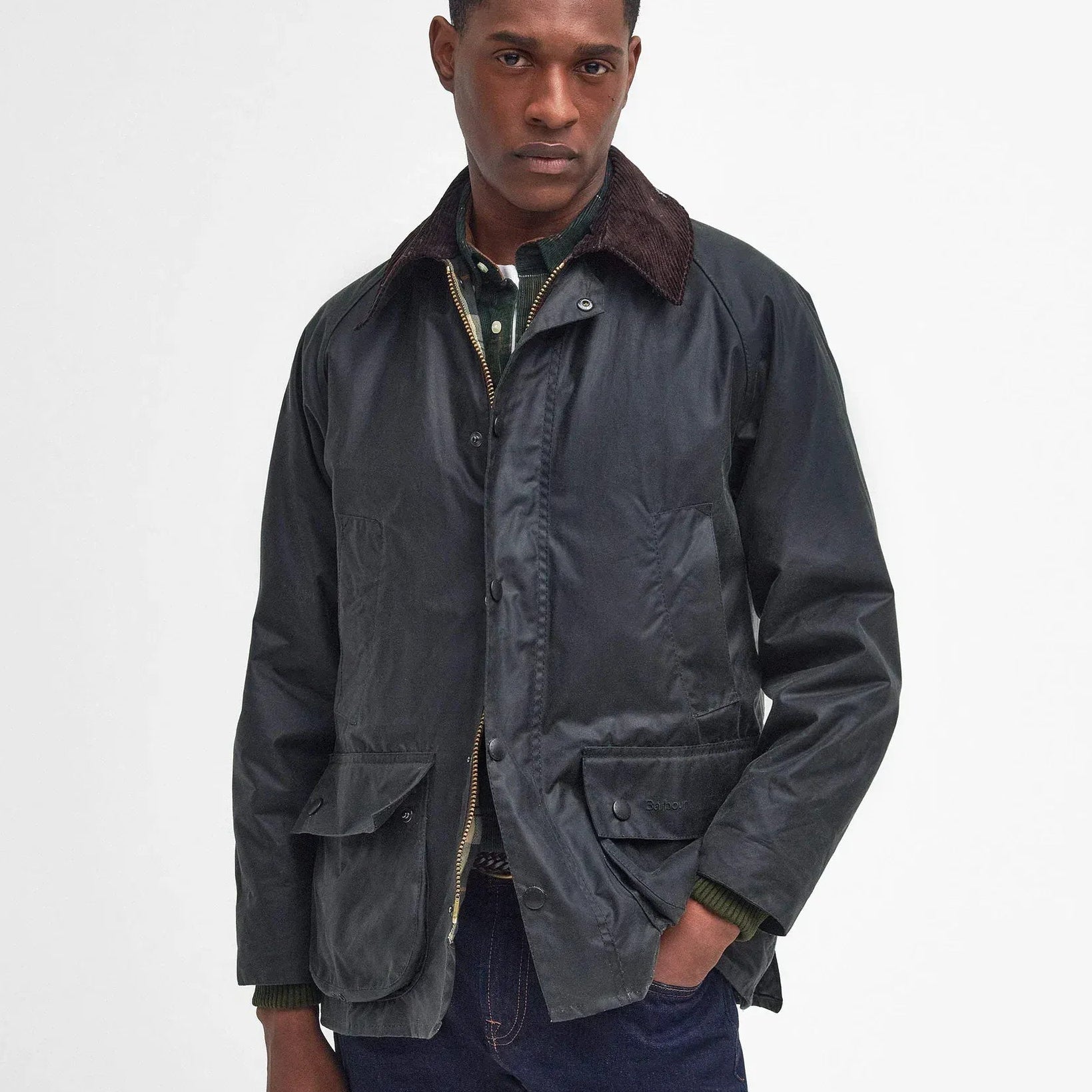 Barbour Jackets Bedale Wax Jacket in Sage