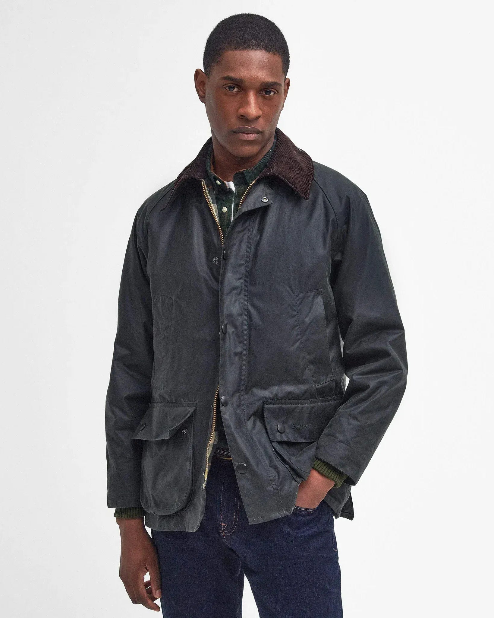 Barbour Jackets Bedale Wax Jacket in Sage