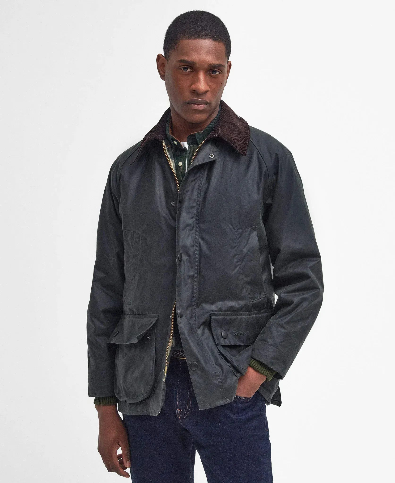 Barbour Jackets Bedale Wax Jacket in Sage