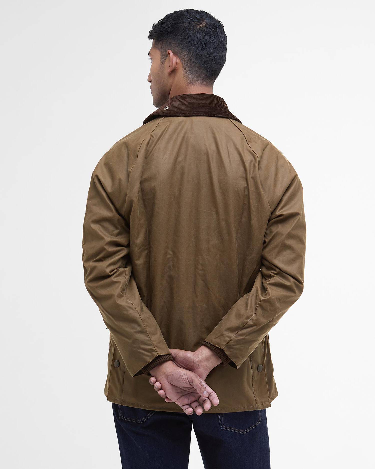 Barbour Jackets Bedale Waxed Jacket in Bark