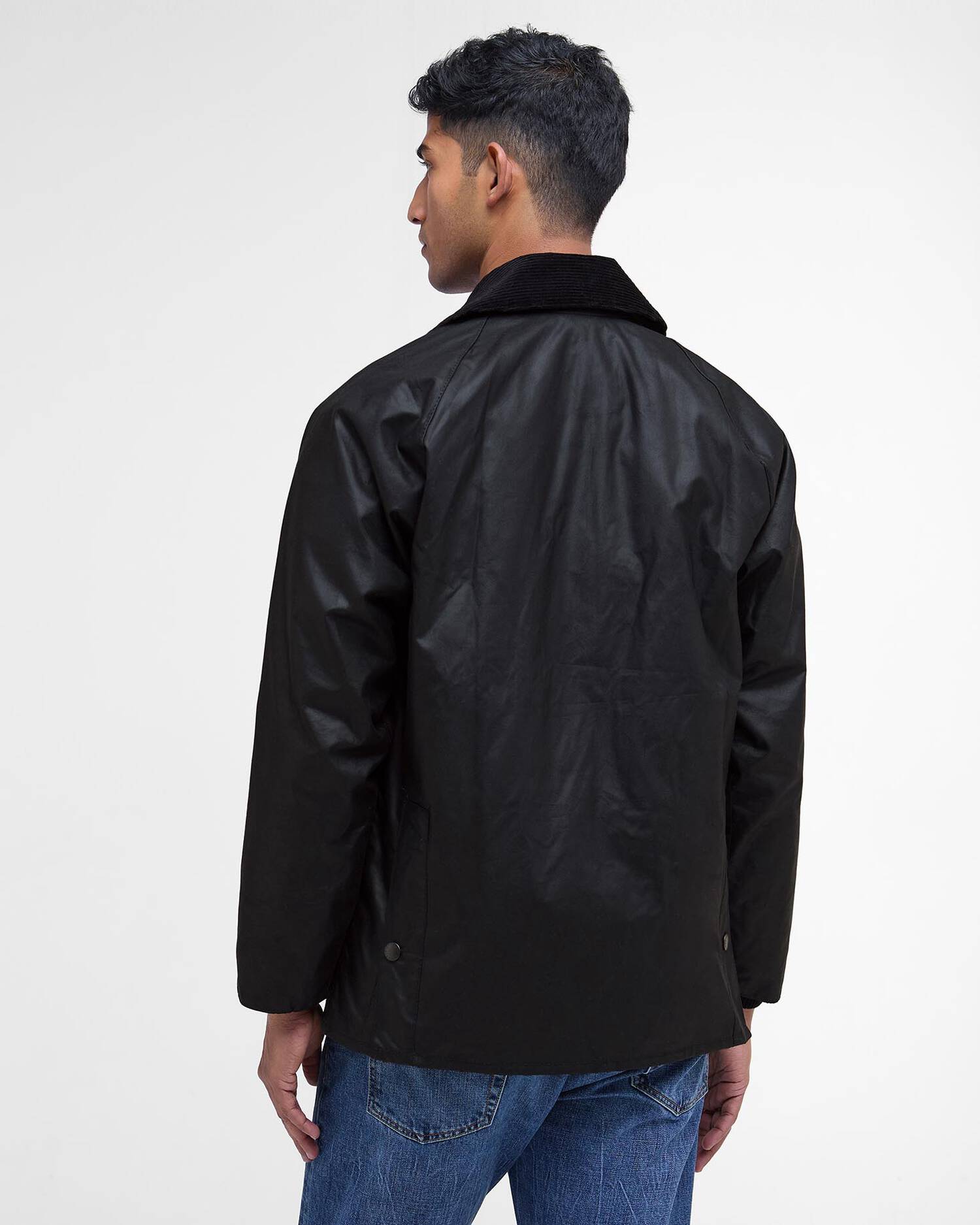 Barbour Jackets Bedale Waxed Jacket in Black