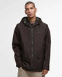 Barbour Jackets BLACK OAK / M Hooded Domus Waterproof Jacket