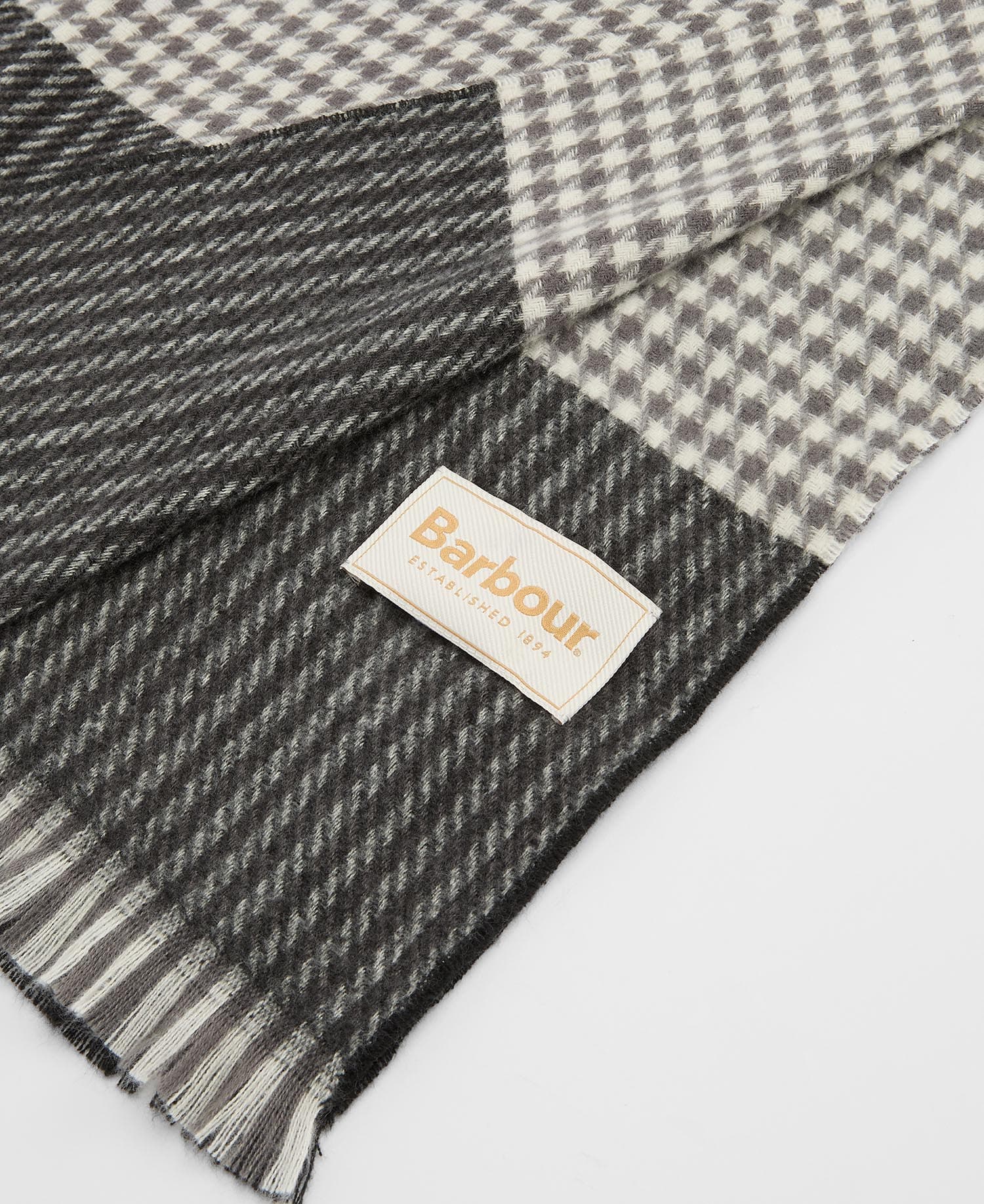 Barbour Jackets CHARCOAL GY71 / OS Barbour Melody Scarf - Charcoal - OS