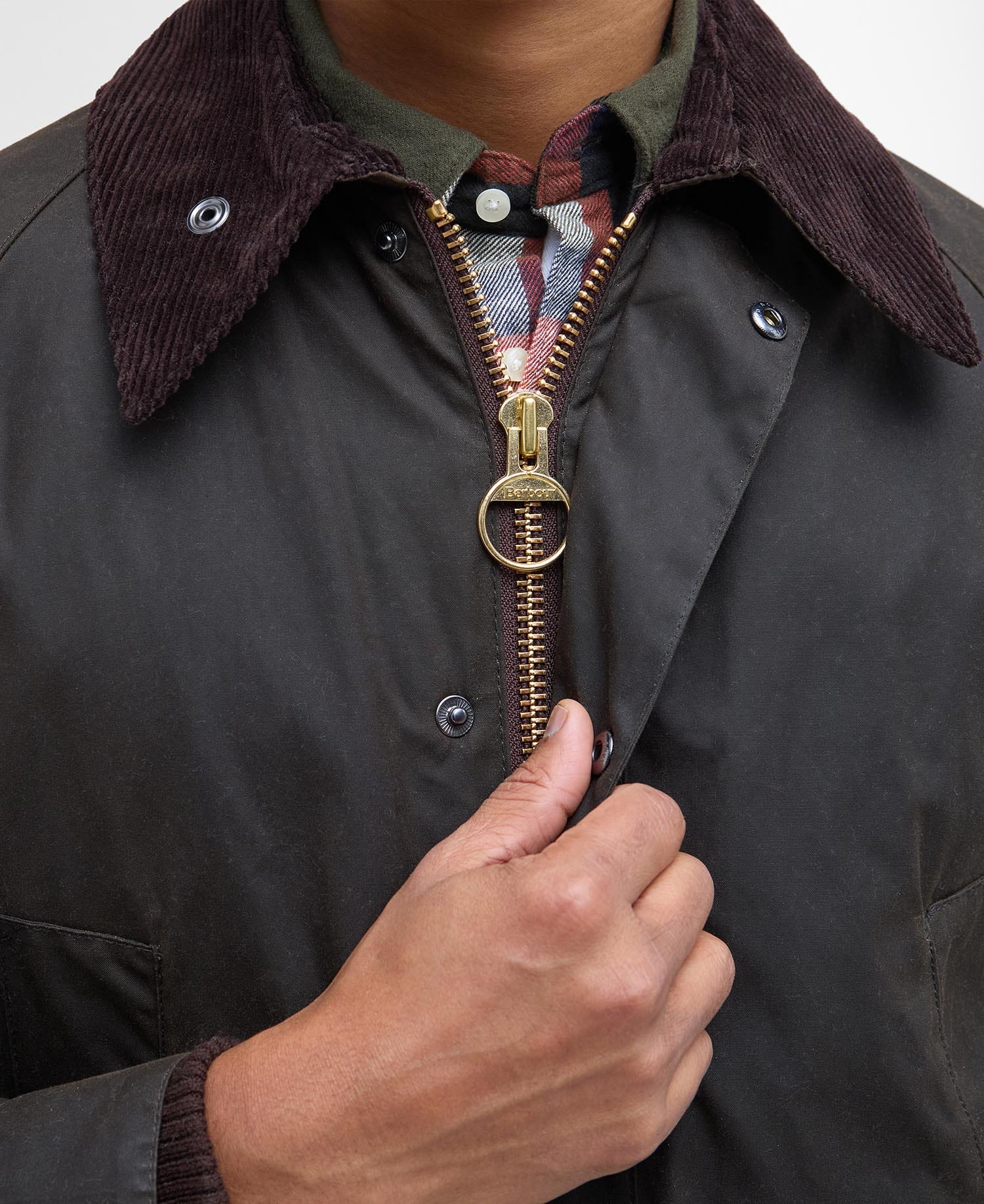 Barbour Classic Bedale Waxed Jacket in Olive