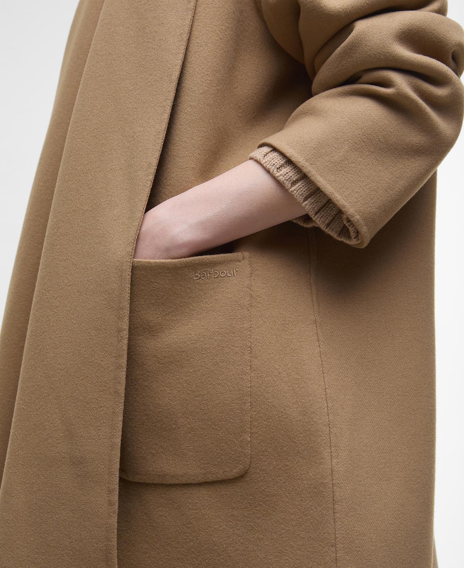 Barbour Jackets Clementine Wool Scarf Coat