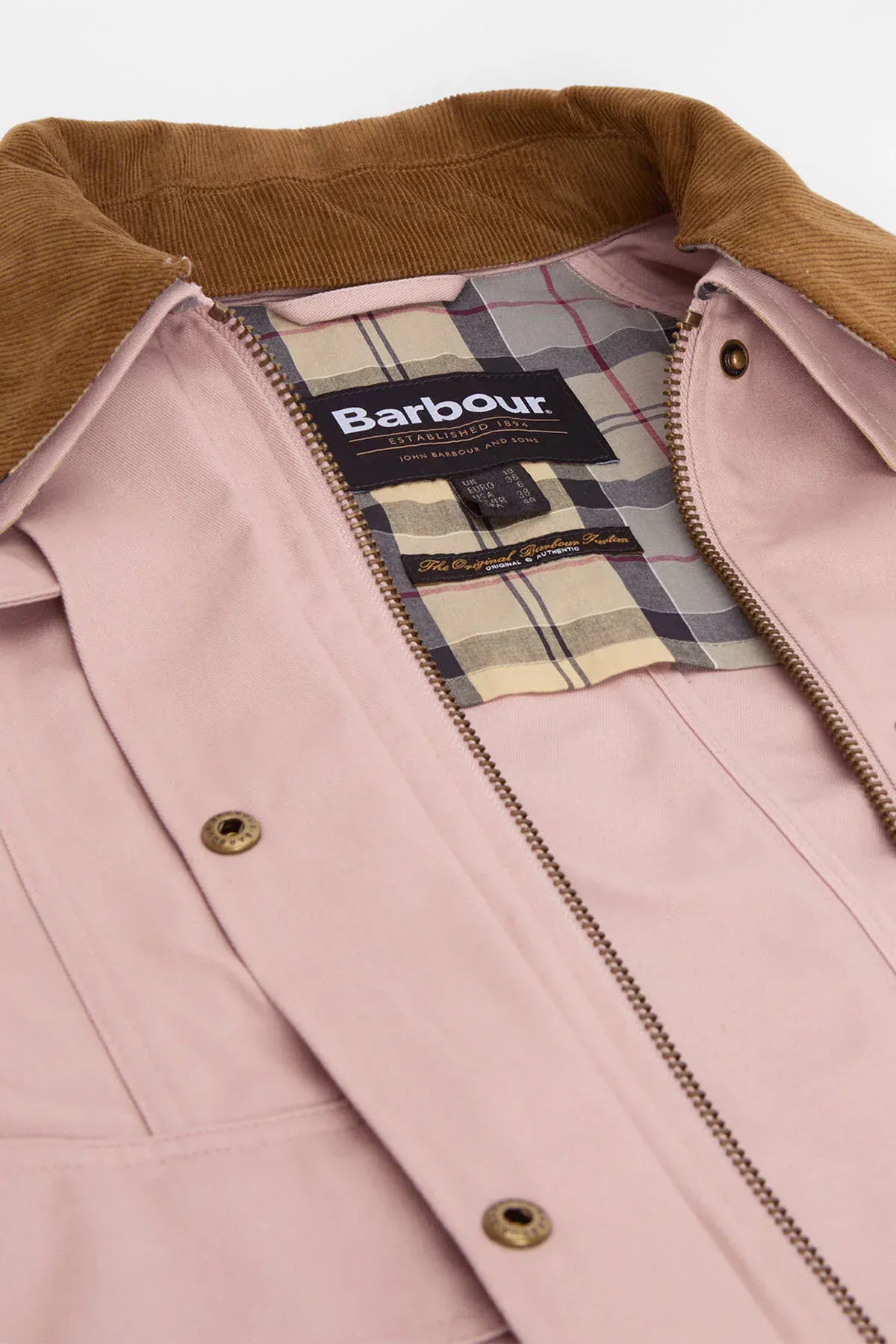 Barbour Jackets Cropped Beadnell Casual Jacket in Gardenia