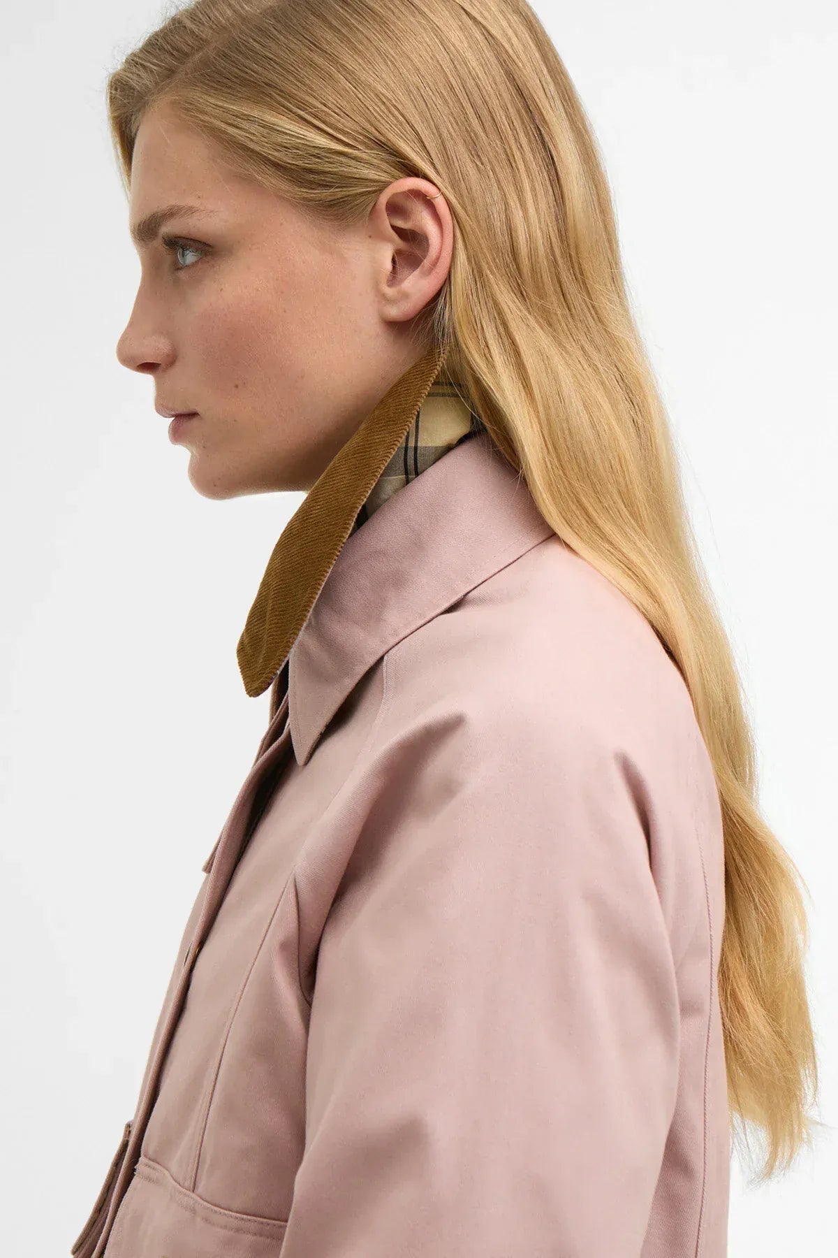 Barbour Jackets Cropped Beadnell Casual Jacket in Gardenia