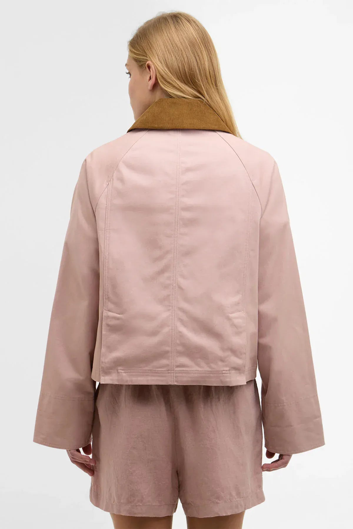 Barbour Jackets Cropped Beadnell Casual Jacket in Gardenia