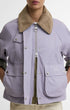 Barbour Jackets Cropped Beadnell Casual Jacket in Heather Mist