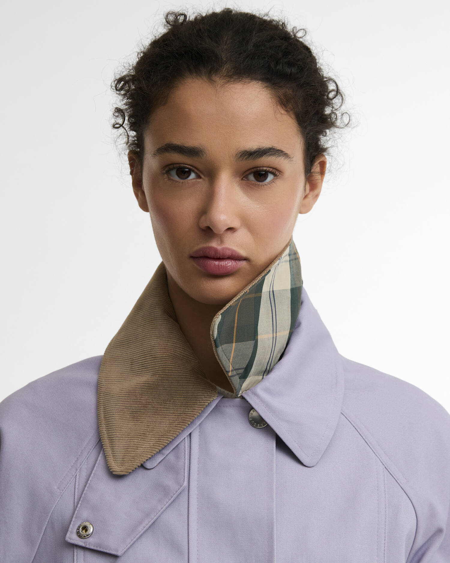 Barbour Jackets Cropped Beadnell Casual Jacket in Heather Mist