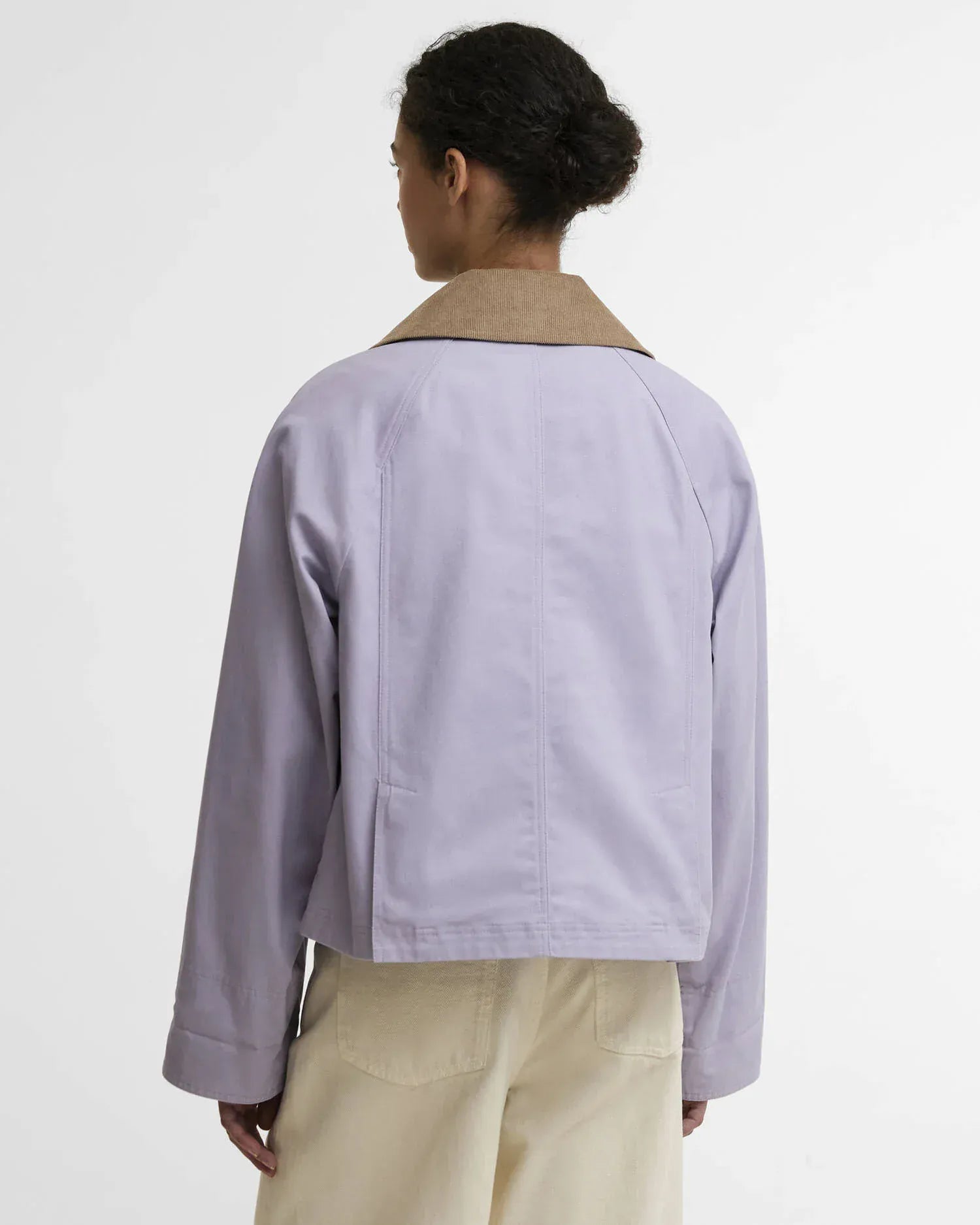 Barbour Jackets Cropped Beadnell Casual Jacket in Heather Mist