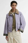 Barbour Jackets Cropped Beadnell Casual Jacket in Heather Mist