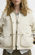 Barbour Jackets Cropped Beadnell Casual Jacket in Light Pearl