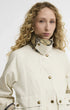 Barbour Jackets Cropped Beadnell Casual Jacket in Light Pearl