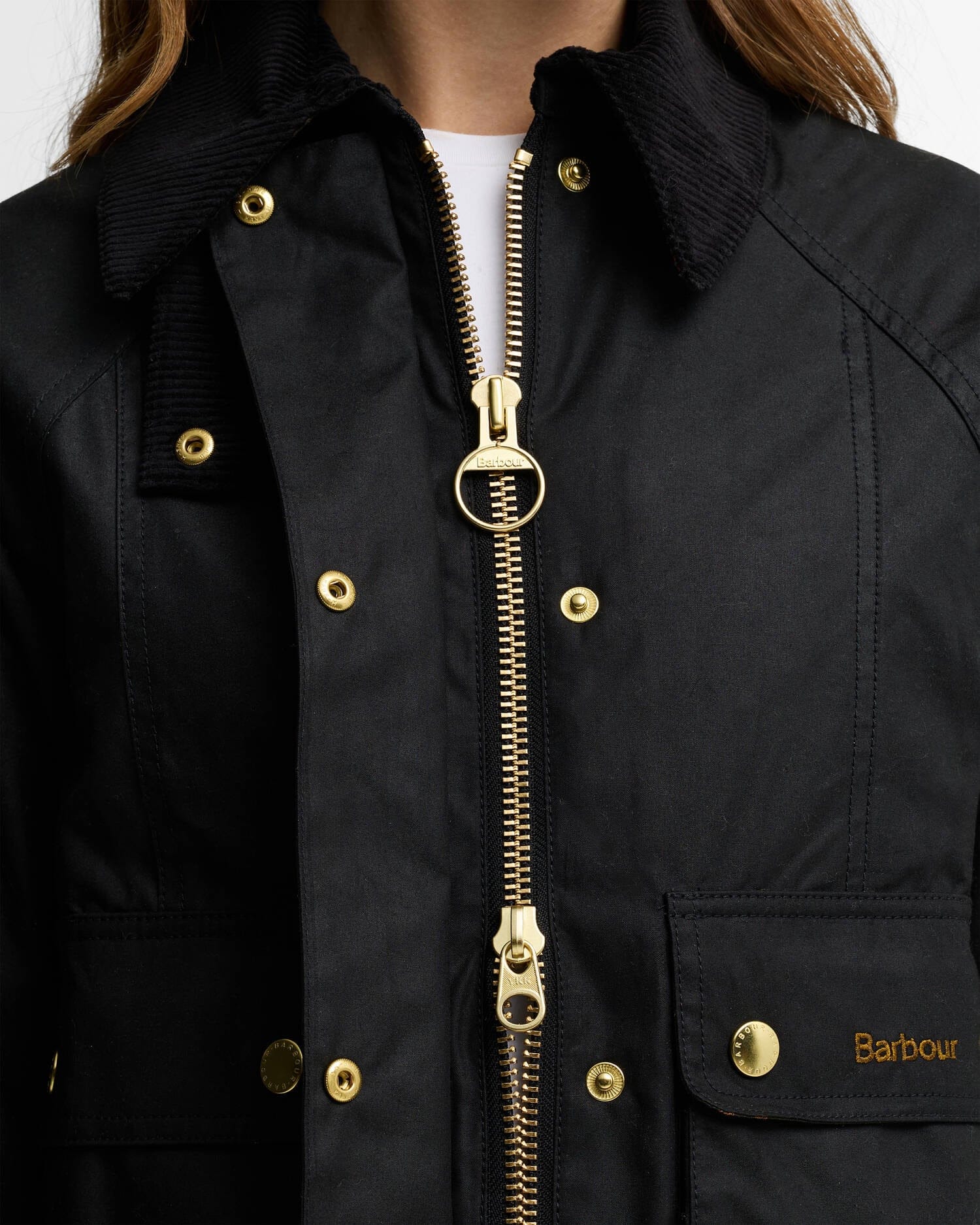 Barbour Jackets Cropped Beadnell Waxed Jacket