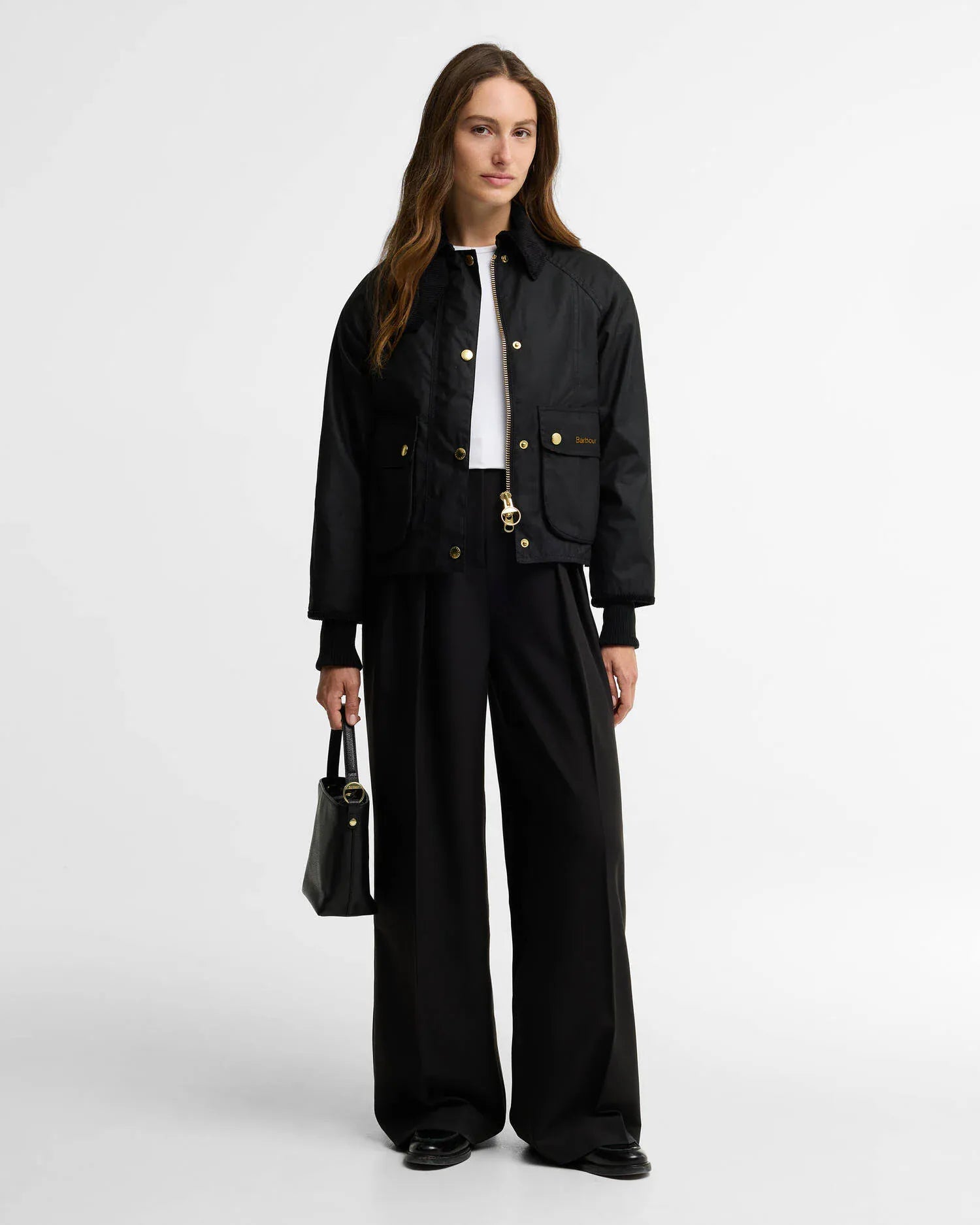 Barbour Jackets Cropped Beadnell Waxed Jacket