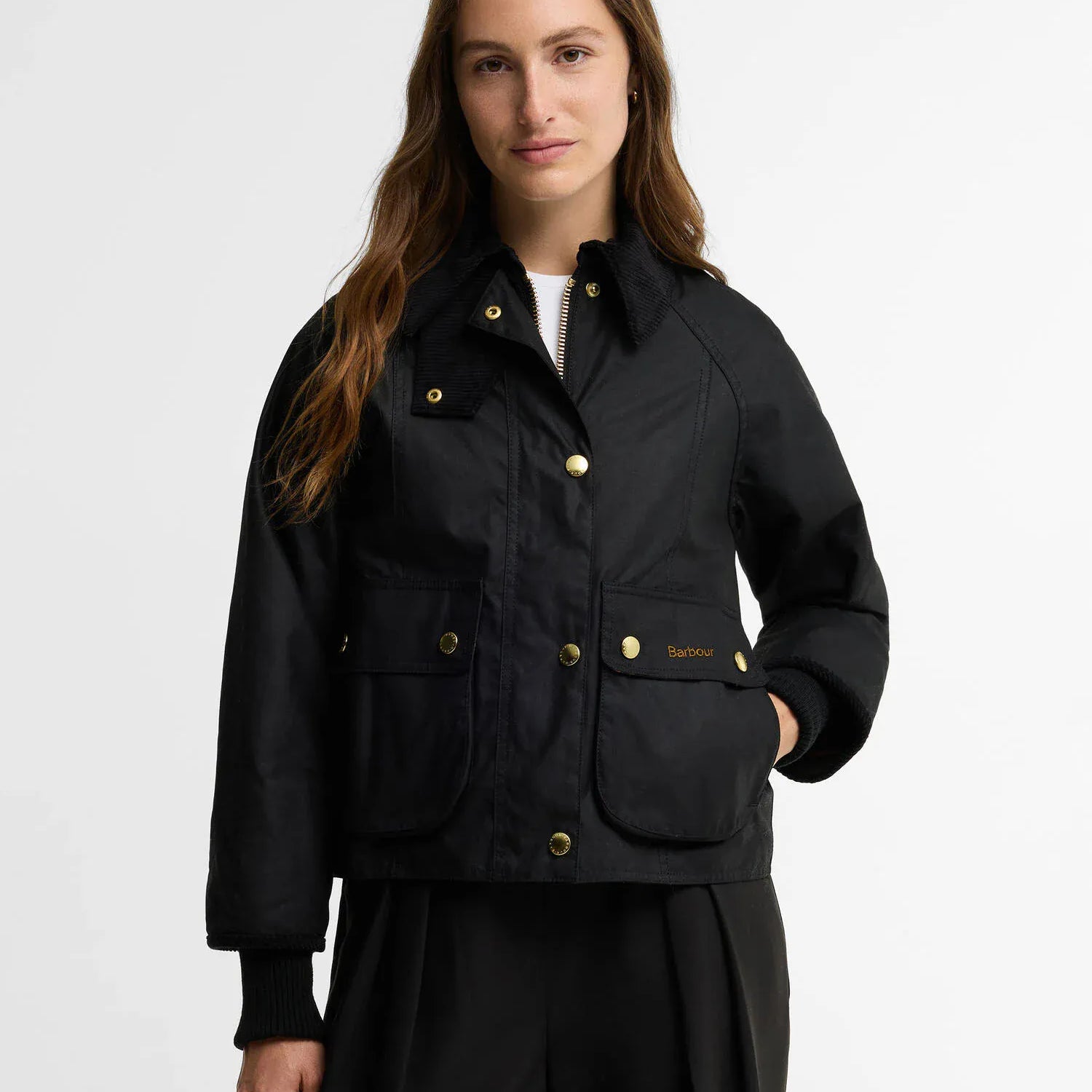 Cropped Beadnell Waxed Jackets
