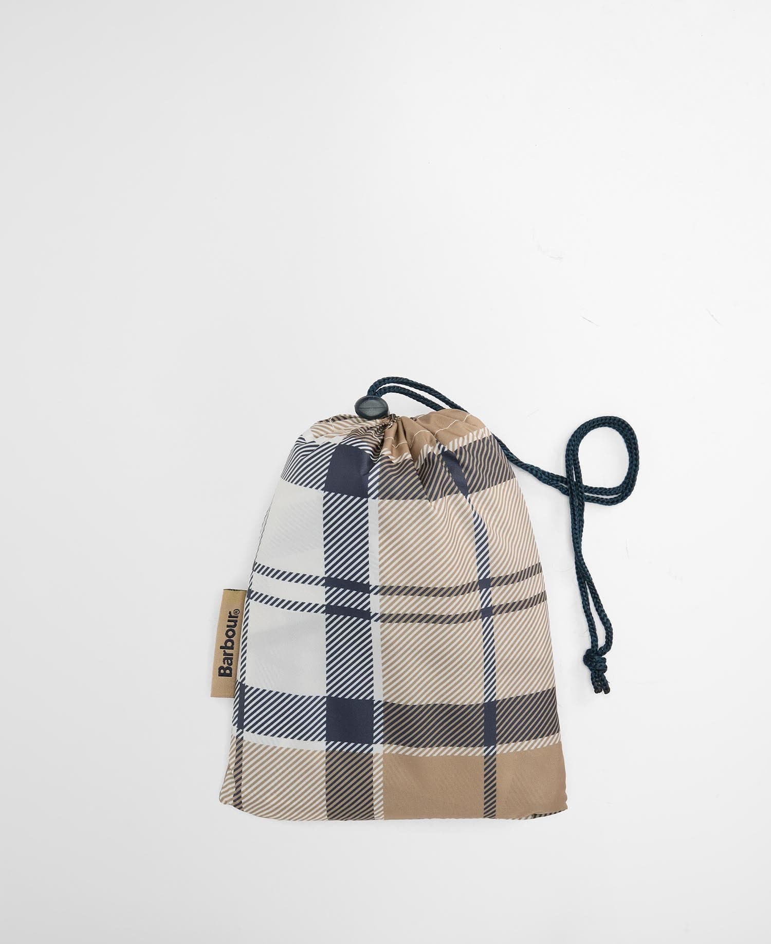 Barbour Jackets HESSIAN/NAVY BR52 / OS Portree Tartan Showerproof Poncho