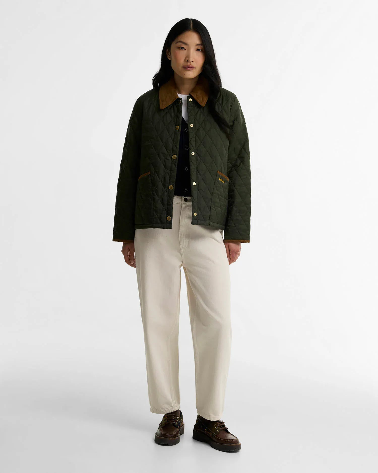Barbour Jackets Icons Cropped Liddesdale Quilted Jacket