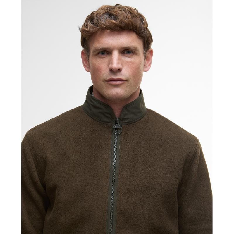 Barbour Jackets Lowich Fleece Jacket in Olive