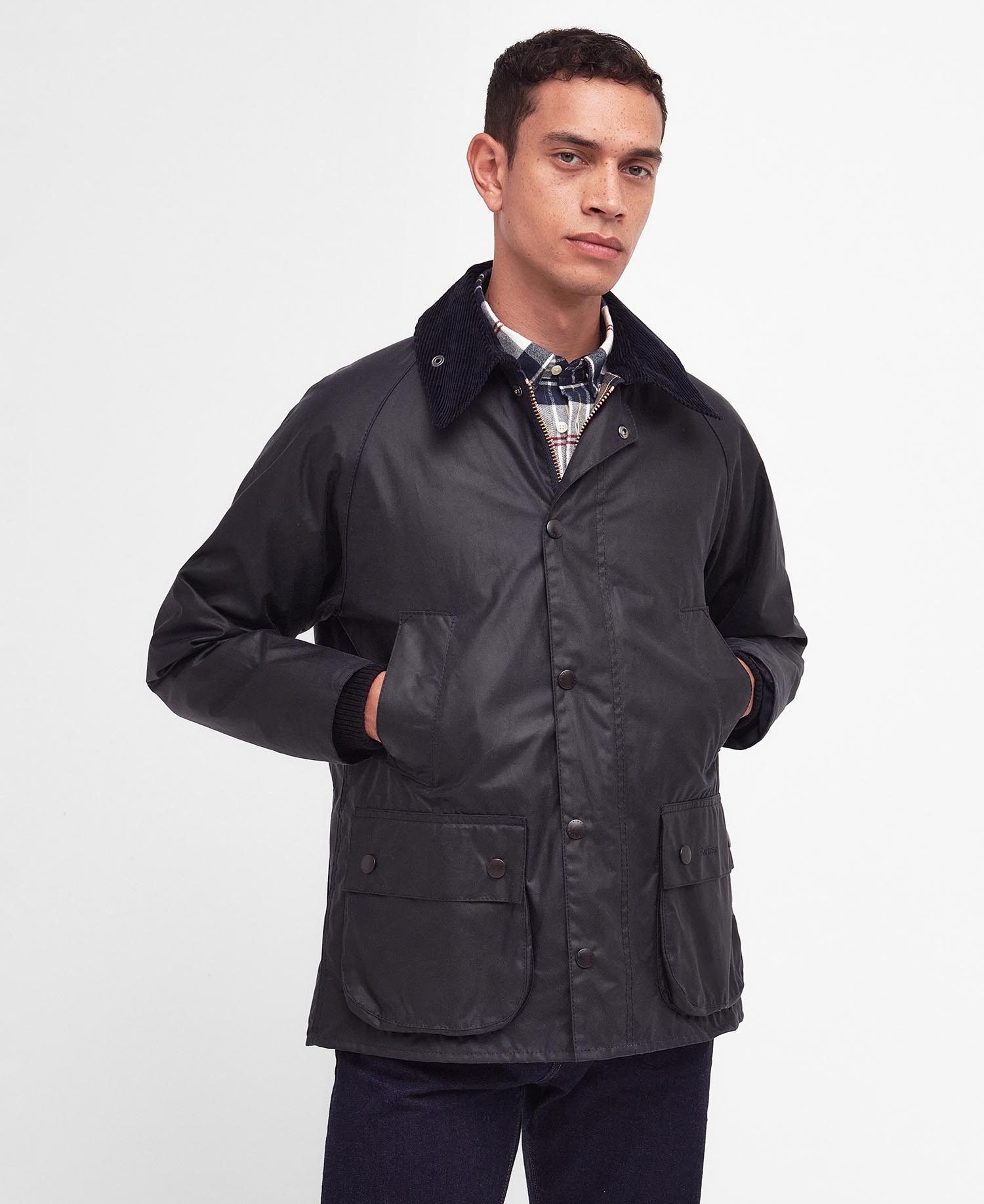 Barbour Jackets NAVY / 44 Bedale Waxed Jacket