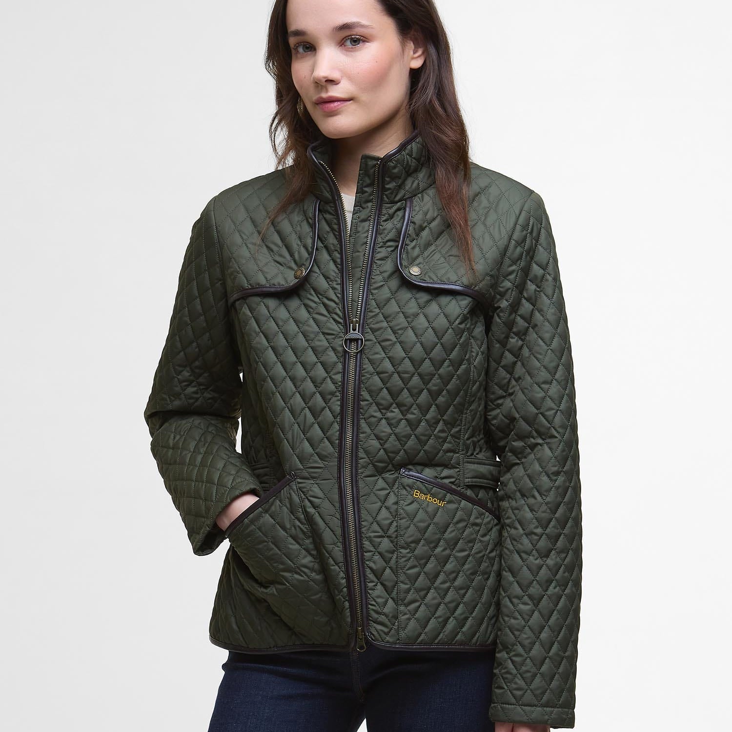 Barbour Jackets OLIVE / 4 Dahlia Quilted Jacket