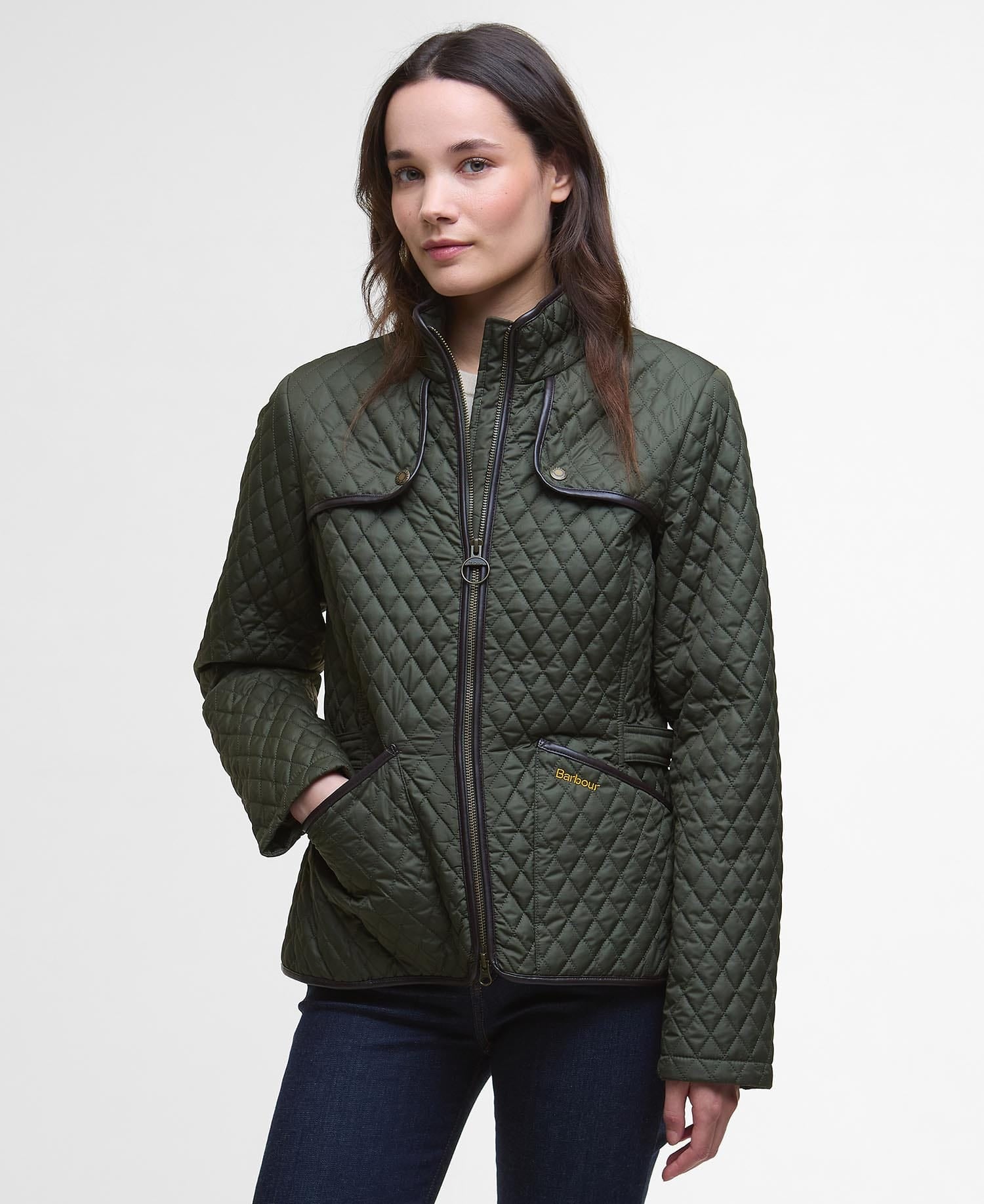 Barbour Jackets OLIVE / 4 Dahlia Quilted Jacket