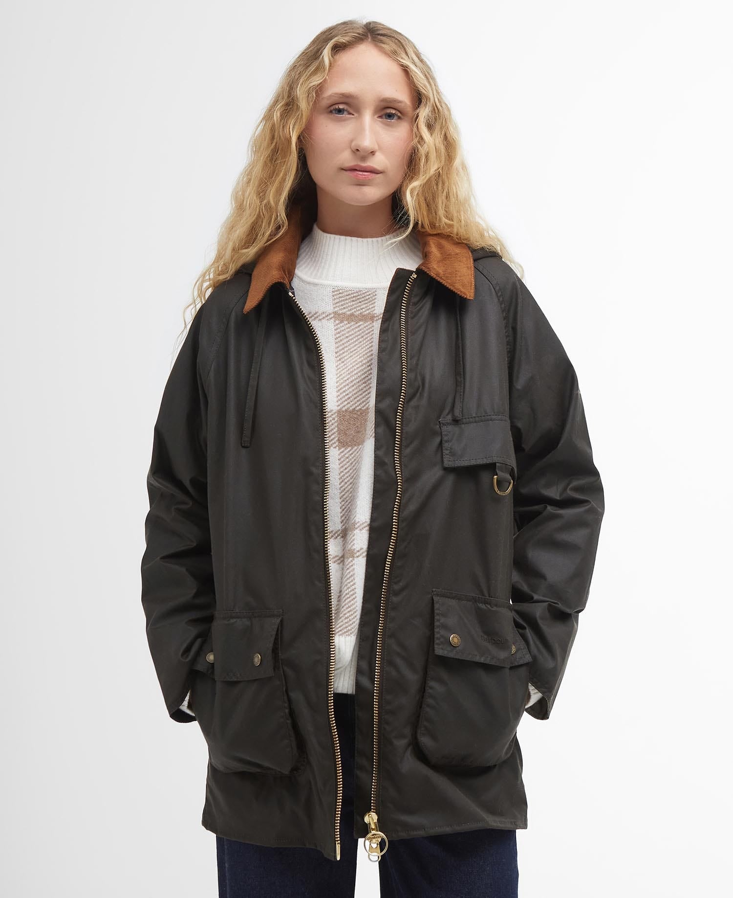 Barbour Jackets OLIVE / 4 Highclere Waxed Jacket